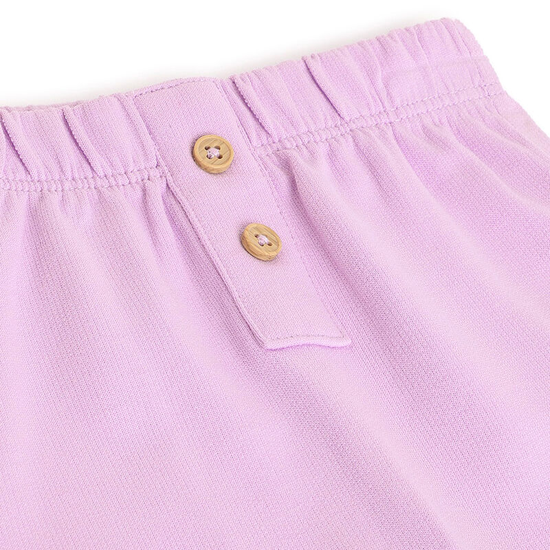 Girls Light Lilac Solid Trouser image number 2